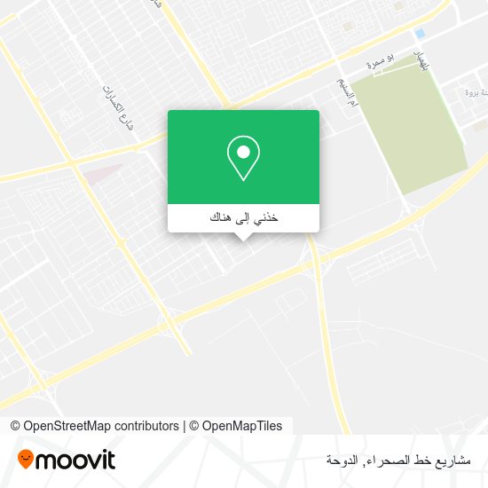خريطة مشاريع خط الصحراء