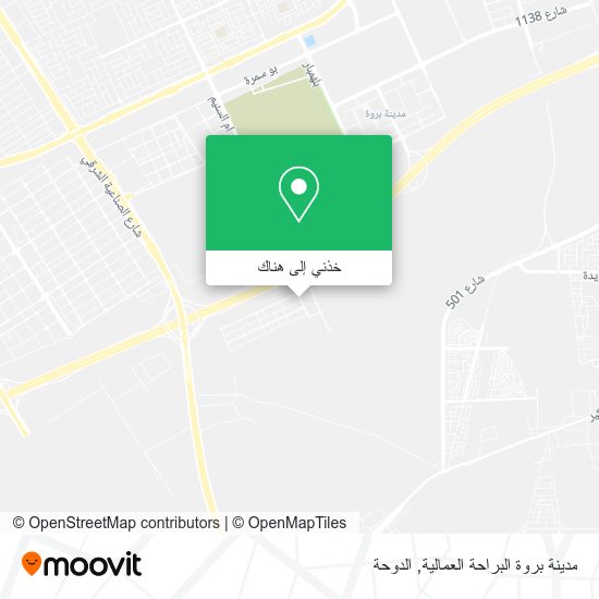خريطة مدينة بروة البراحة العمالية
