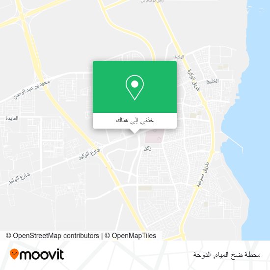 خريطة محطة ضخ المياه