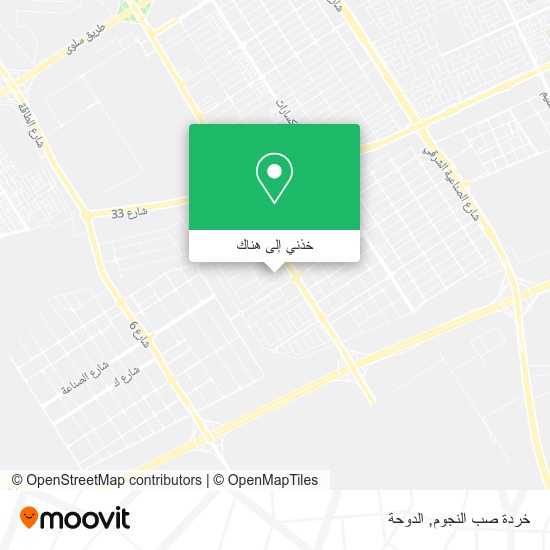 خريطة خردة صب النجوم