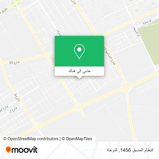 خريطة النظام المنسق 1456
