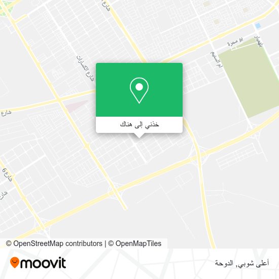 خريطة أعلى شوبي