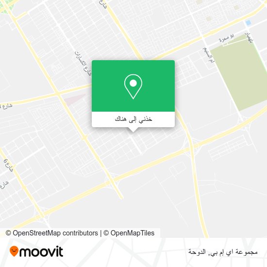 خريطة مجموعة اي إم بي