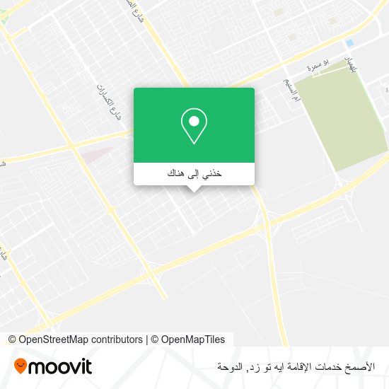 خريطة الأصمخ خدمات الإقامة ايه تو زد
