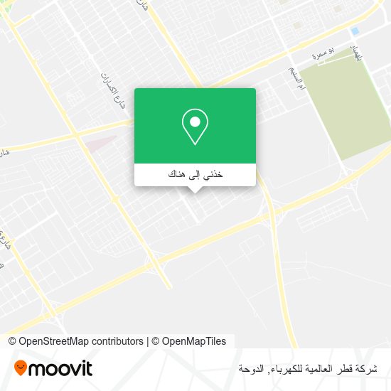 خريطة شركة قطر العالمية للكهرباء