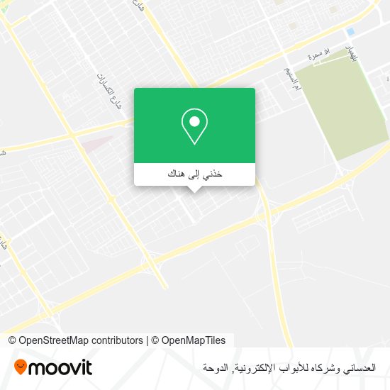 خريطة العدساني وشركاه للأبواب الإلكترونية