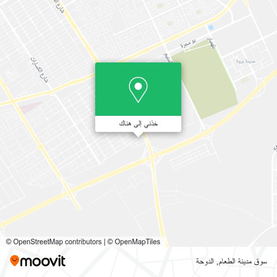 خريطة سوق مدينة الطعام