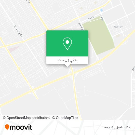 خريطة مكان العمل