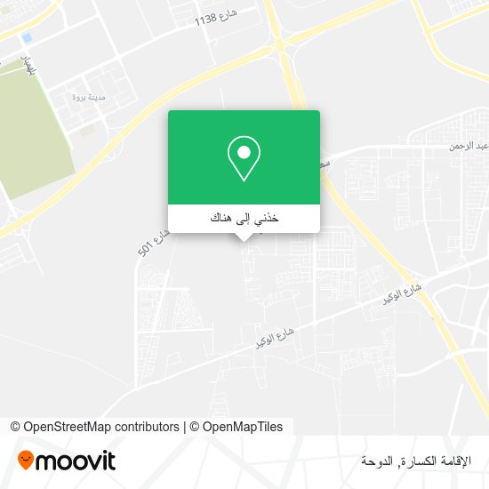 خريطة الإقامة الكسارة