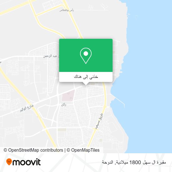 خريطة مقبرة ال سهل 1800 ميلادية