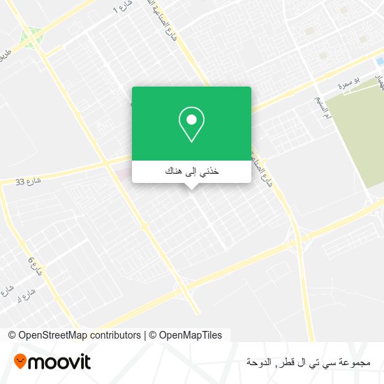 خريطة مجموعة سي تي ال قطر