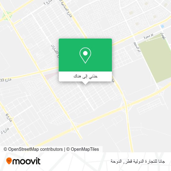 خريطة جانا للتجارة الدولية قطر
