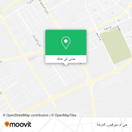 خريطة جي ام سيرفيس