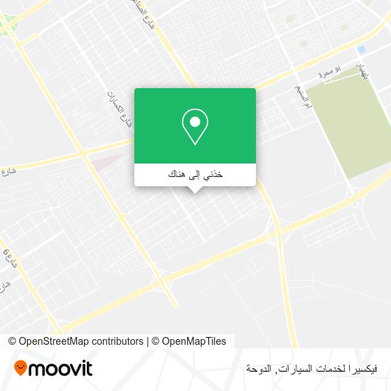خريطة فيكسيرا لخدمات السيارات