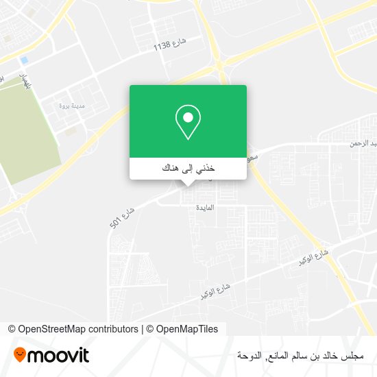 خريطة مجلس خالد بن سالم المانع