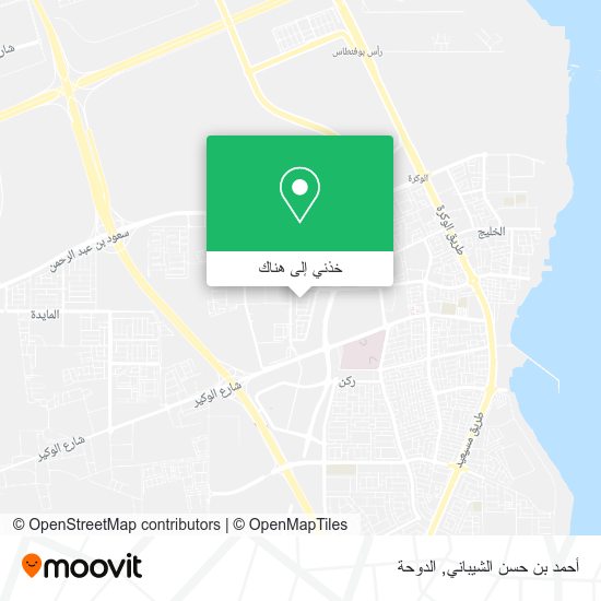 خريطة أحمد بن حسن الشيباني