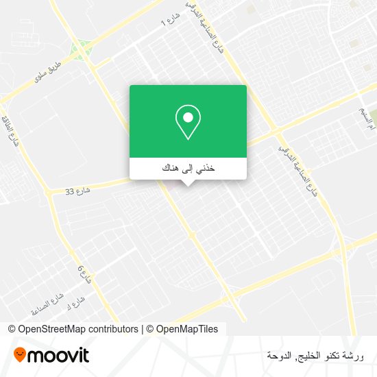 خريطة ورشة تكنو الخليج