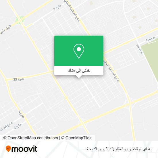 خريطة ايه اي ام للتجارة والمقاولات ذ.م.م