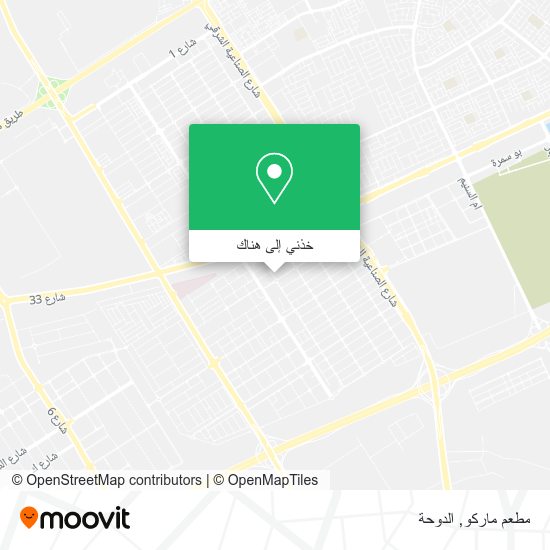 خريطة مطعم ماركو