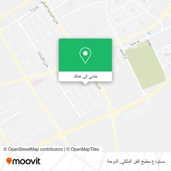 خريطة مستودع مطبخ الفن الملكي