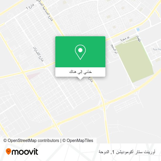 خريطة أورينت ستار أكوموديشن 1