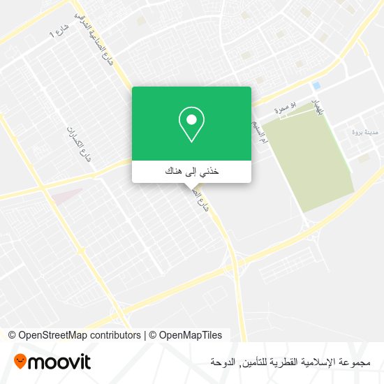 خريطة مجموعة الإسلامية القطرية للتأمين