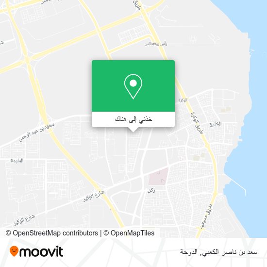 خريطة سعد بن ناصر الكعبي
