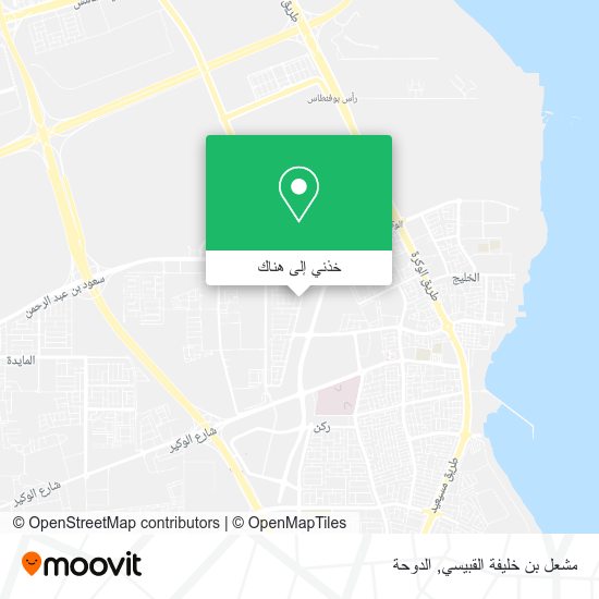خريطة مشعل بن خليفة القبيسي