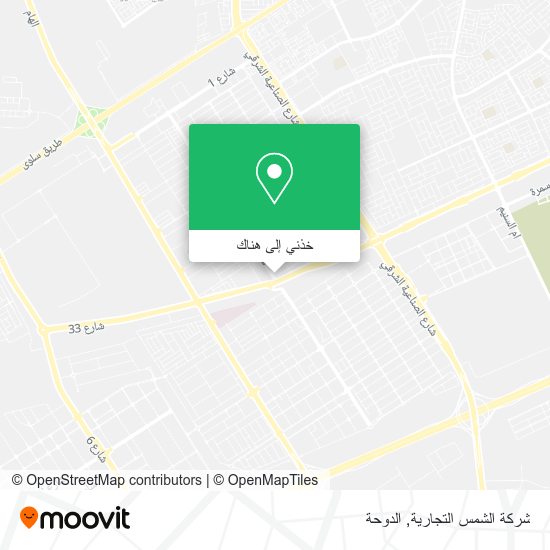 خريطة شركة الشمس التجارية