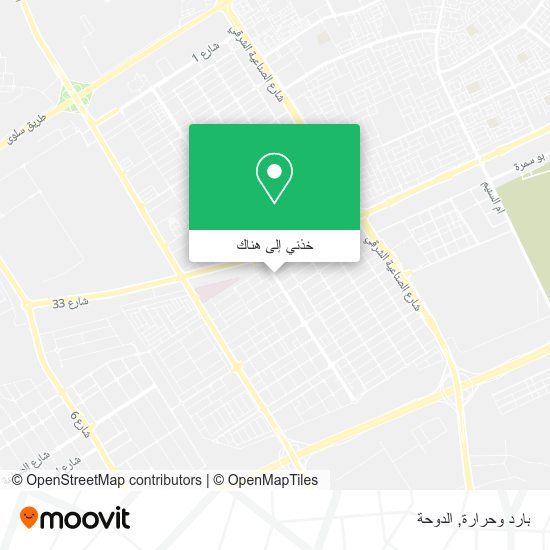 خريطة بارد وحرارة