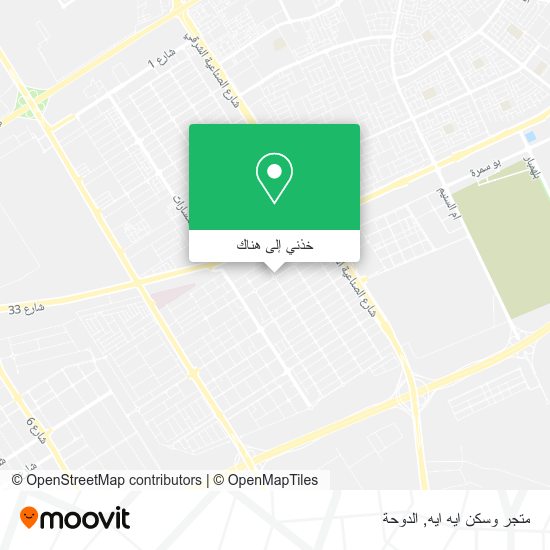 خريطة متجر وسكن ايه ايه