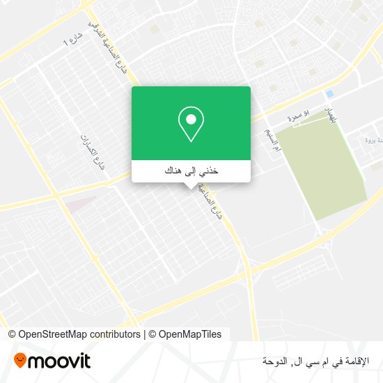 خريطة الإقامة في ام سي ال