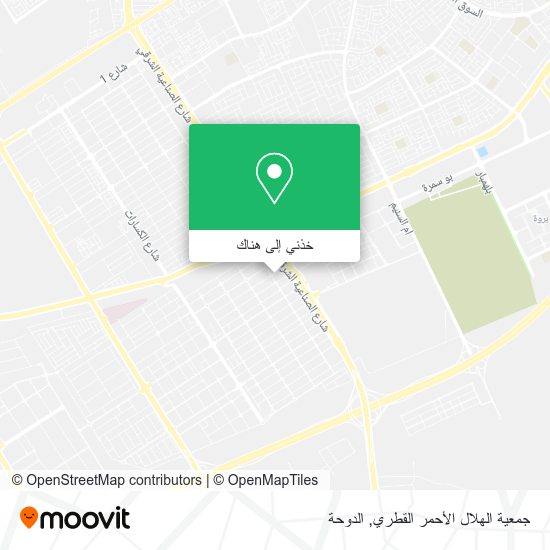 خريطة جمعية الهلال الأحمر القطري