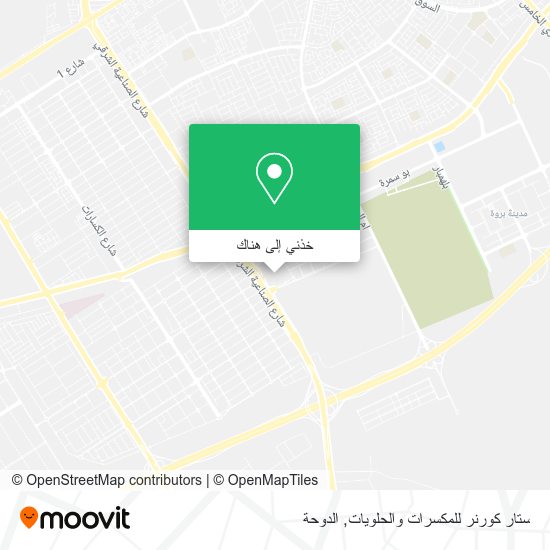 خريطة ستار كورنر للمكسرات والحلويات