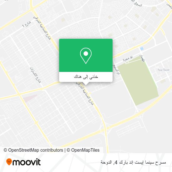 خريطة مسرح سينما إيست إند بارك 4