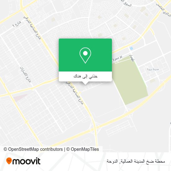 خريطة محطة ضخ المدينة العمالية