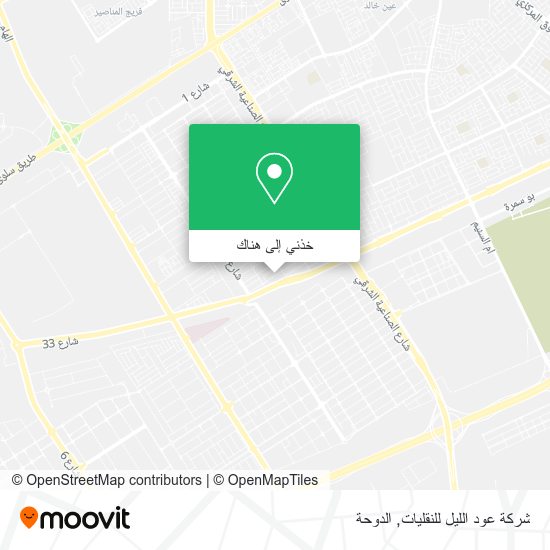 خريطة شركة عود الليل للنقليات