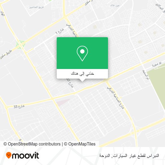 خريطة النبراس لقطع غيار السيارات