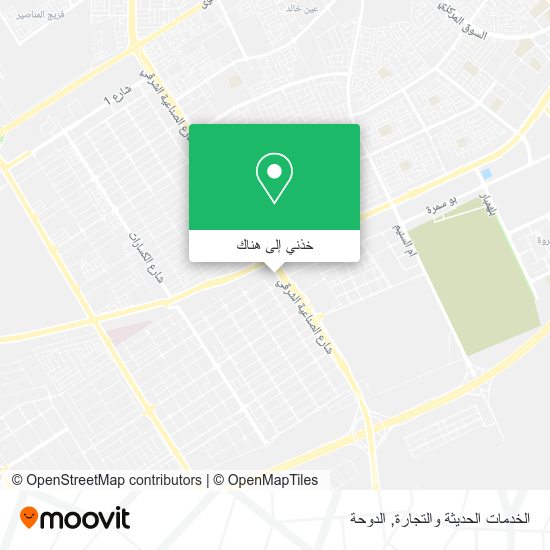 خريطة الخدمات الحديثة والتجارة