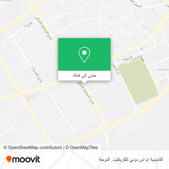 خريطة أكاديمية ام اس دوني للكريكيت