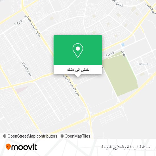 خريطة صيدلية الرعاية والعلاج