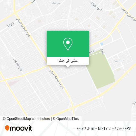 خريطة الإقامة بين المدن Fm - Bl-17