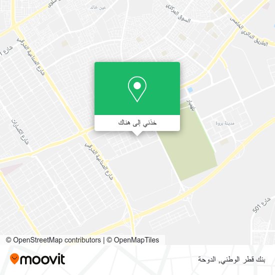 خريطة بنك قطر الوطني