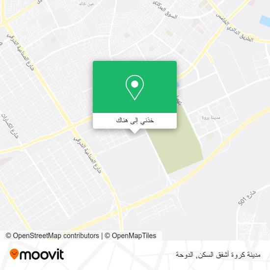 خريطة مدينة كروة أشفق السكن