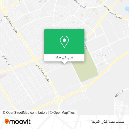 خريطة خدمات نجمة قطر