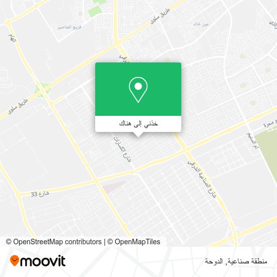 خريطة منطقة صناعية