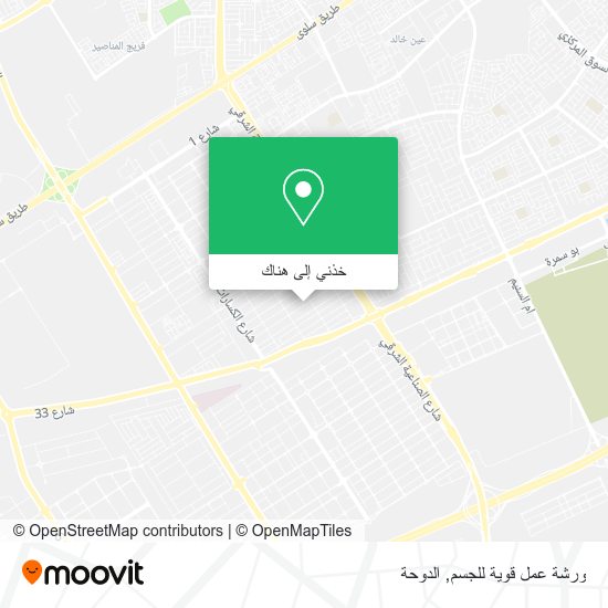 خريطة ورشة عمل قوية للجسم