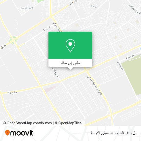 خريطة تل ستار المنيوم اند ستيل