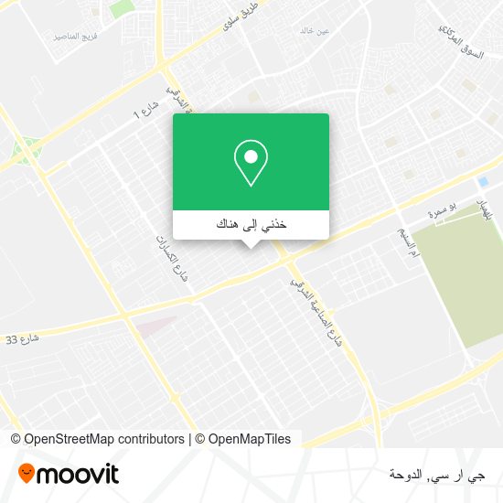 خريطة جي ار سي