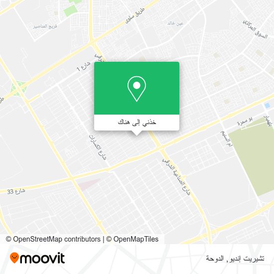 خريطة تشيريت إنديو